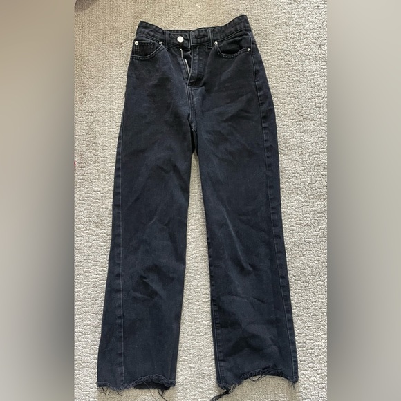 Shein Black Straight leg Jeans - Picture 1 of 3